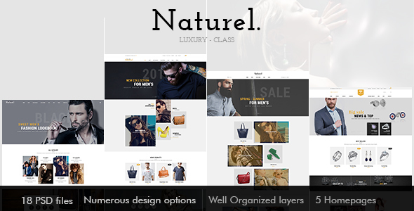 Naturel Psd Template – 0 Sold!