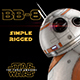 BB-8 Star Wars Droid Simple Rigged - 3DOcean Item for Sale