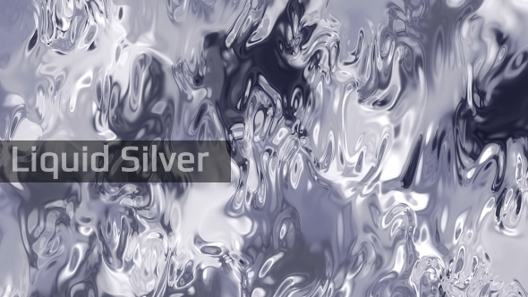 Liquid Silver Background
