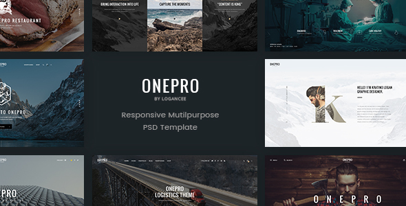 OnePro - Creative Multipurpose PSD Template
