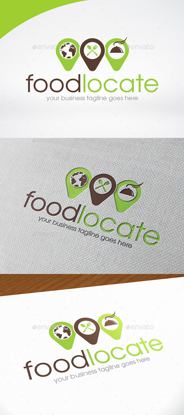 Food Point Logo Template