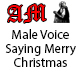 Male Voice Saying Merry Christmas