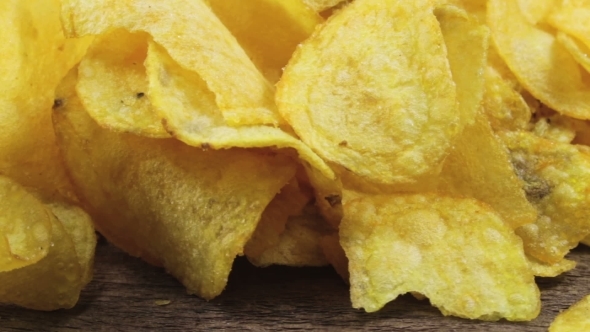Potato Chips Rotating