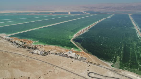 Aerial of the Dead Sea