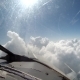Flight Over Clouds View From Cockpit Plane. - VideoHive Item for Sale
