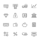 Finance Line Icons - GraphicRiver Item for Sale