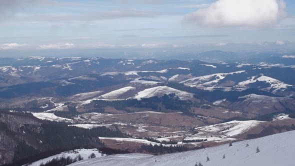 Nature, Landscape, Winter Mountains View,