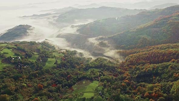 Aerial Mountain Landscape 4