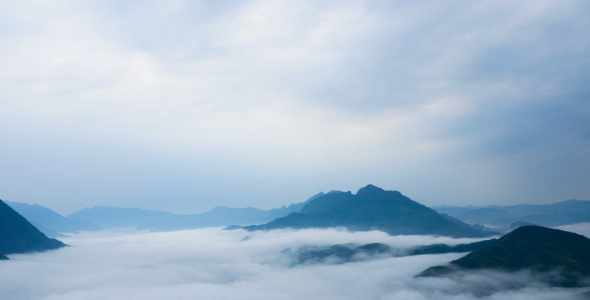 Mountain With Clouds