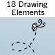 18 Drawing Elements - GraphicRiver Item for Sale