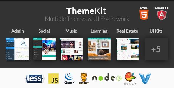 ThemeKit – Bootstrap Admin Theme Kit