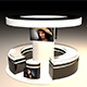 Exhibition Stand - Circular Shape 3D  - 3DOcean Item for Sale