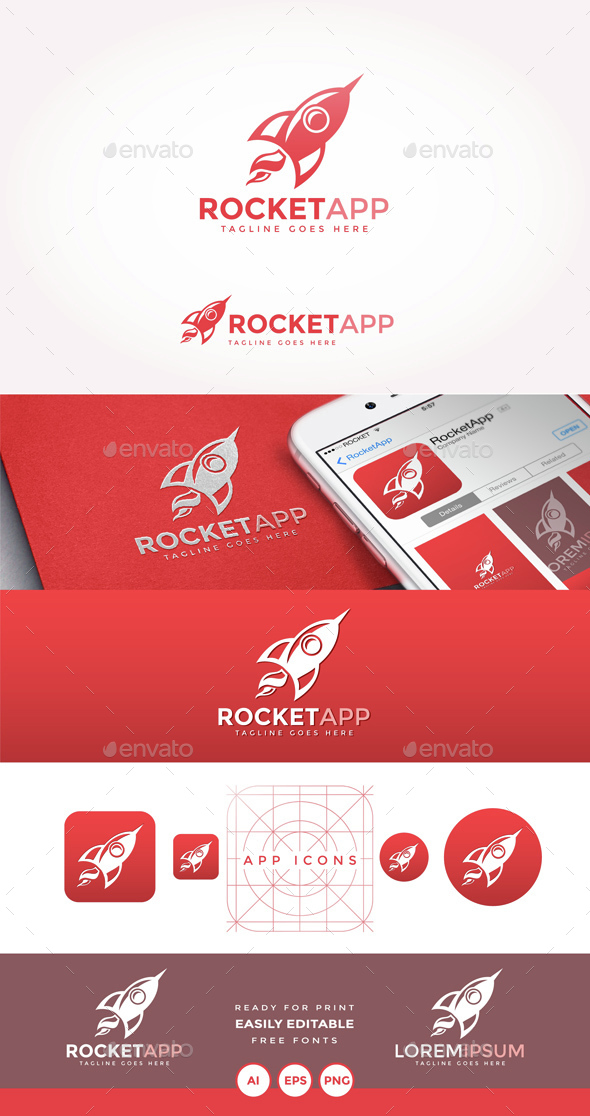 Rocket App Logo