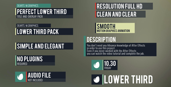 Simple Lower Third Title alt