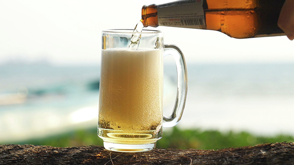 Pouring Beer