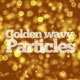 Golden Wavy Particles Pack - VideoHive Item for Sale