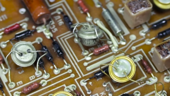 Circuit Boards With Electronic Components