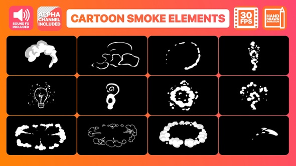 Flash Fx Smoke Elements | Motion Graphics Pack