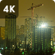 Night Building Construction - VideoHive Item for Sale