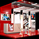 Modern Exhibition Stand and Elements - 3DOcean Item for Sale