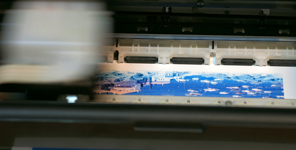 The Mechanism of the Printer alt