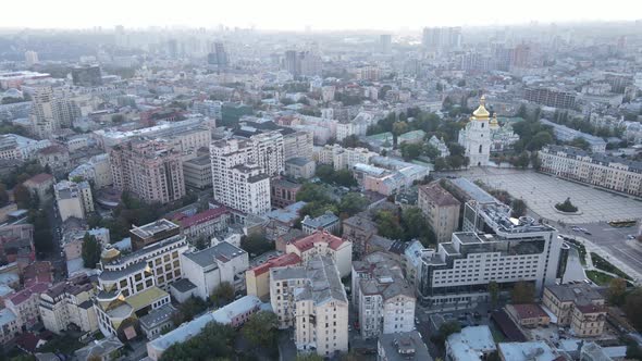 Kyiv - the Capital of Ukraine. Aerial View. Kiev