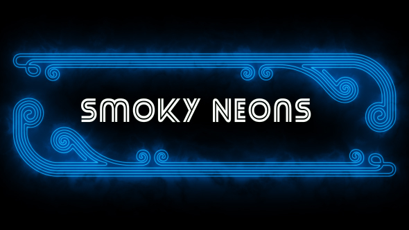 New Style Smoky Neon Shapes