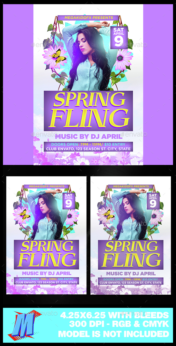 Spring Fling Flyer Template