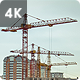Working Construction Cranes - VideoHive Item for Sale