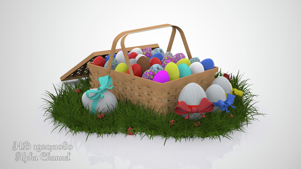 Easter Eggs Background alt