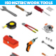 Isometric Work Tools - GraphicRiver Item for Sale