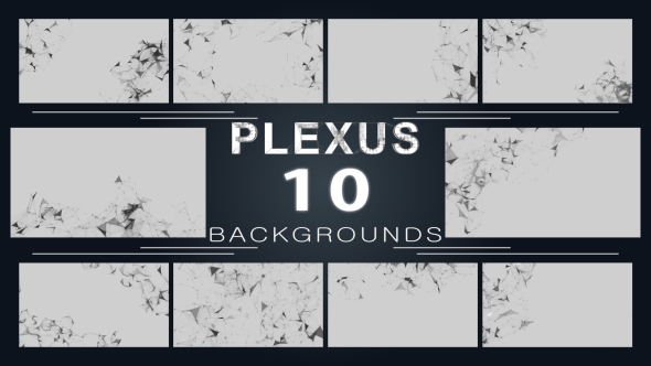10 Plexus Backgrounds Pack
