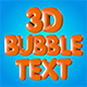 3D Animated Bubble Text - VideoHive Item for Sale