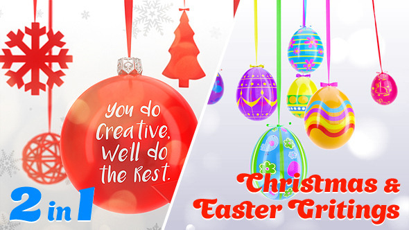 Pack Happy Easter & Christmas Greetings