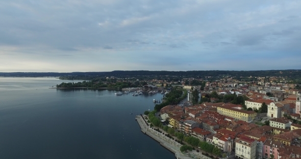 Aerial Shot In Arona Island