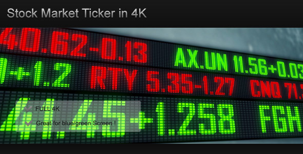 Stock Exchange Ticker
