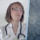 Female Doctor see Magnetic Resonance Imaging Brain - VideoHive Item for Sale