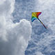 Childrens Kite Flying against Dramatic Clouds - VideoHive Item for Sale