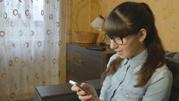 Young Woman Using Smartphone