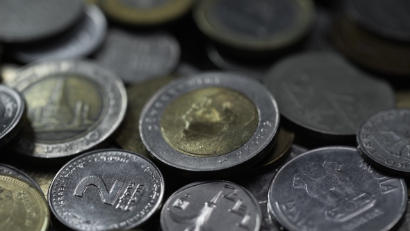 Nickel And Copper Coins Of Different Countries Of The World alt