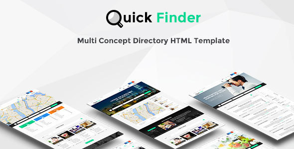 QuickFinder – Directory & Listings Template (Multi-Industry)