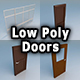 Doors Low Poly - 3DOcean Item for Sale