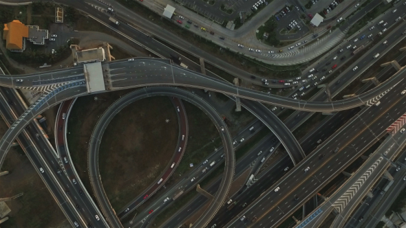 Aerial View Above The Expressway and Ring Road 14