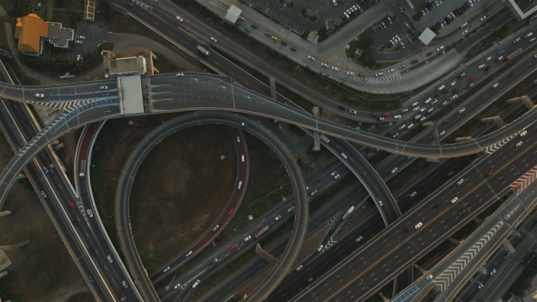 Aerial View Above The Expressway and Ring Road 12