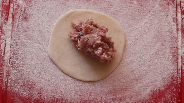 Khinkali-meat Pelmeni, Dumplings With Black Pepper