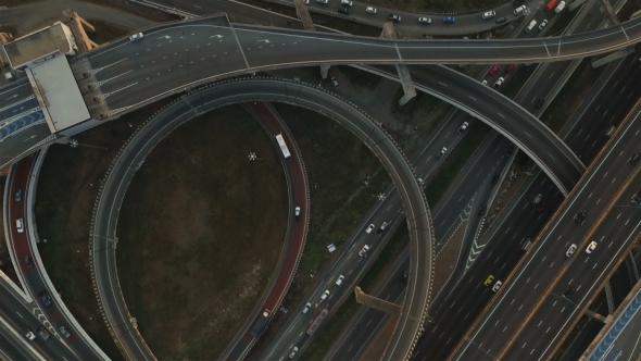 Aerial View Above The Expressway and Ring Road 10