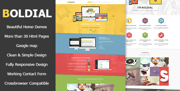 Boldial HTML - Flat Creative Theme