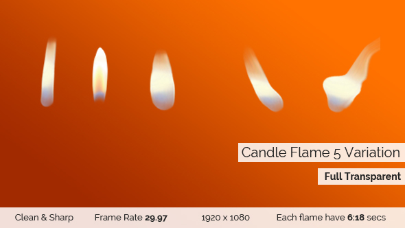 Candle Flame 5 Variation