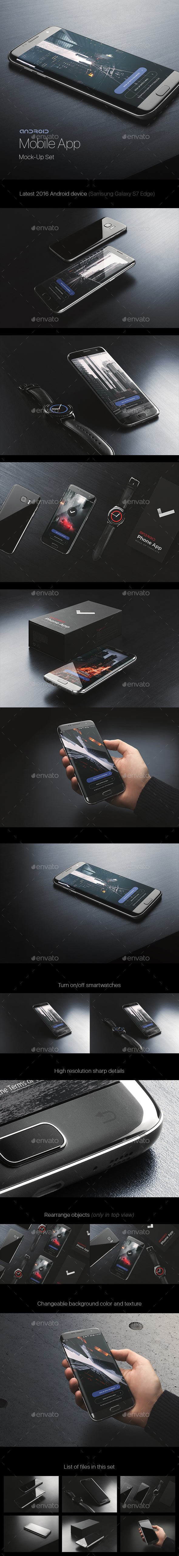 Android Phone App Mock-Up
