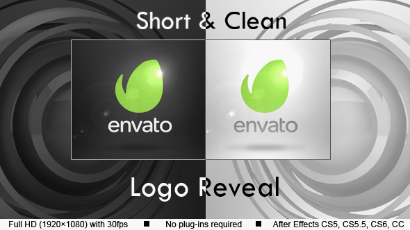 Short & Clean Logo Reveal